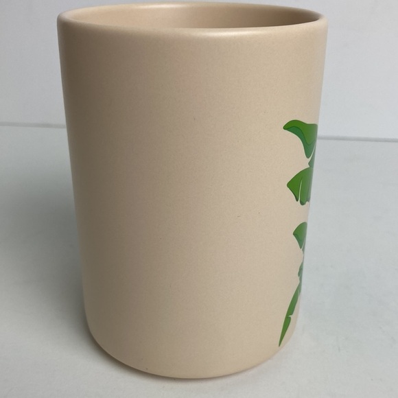 Starbucks Reserve 2020 Coffee Mug Banana Leaf  Beige Green Jungle 12oz Limited - Picture 6 of 11